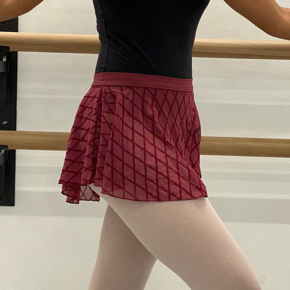 Bloch Maroon Ballet Skirt